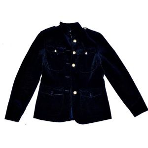 Ralph Lauren Black Velvet Jacket Size 2